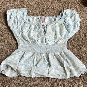 Daisy Blue Blouse